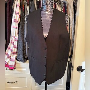 Classic Black men’s Tailored Vest xl grad wedding formal
